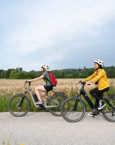 Vélos sur la voie verte 